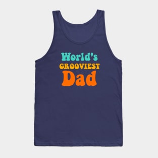 70s World's Grooviest Dad Tank Top